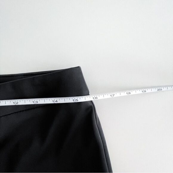 JS Boutique Trousers Black Satin Wide Leg Formal Party Women's 8 Petite - Picture 5 of 10